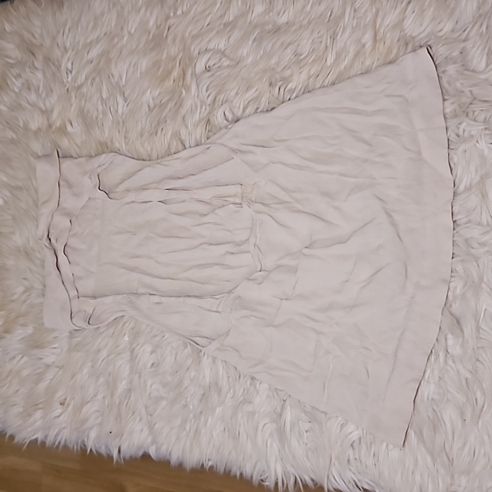 Self Beige High-Neck Open Back Tank Top – Size Medium - Picture 3 of 6